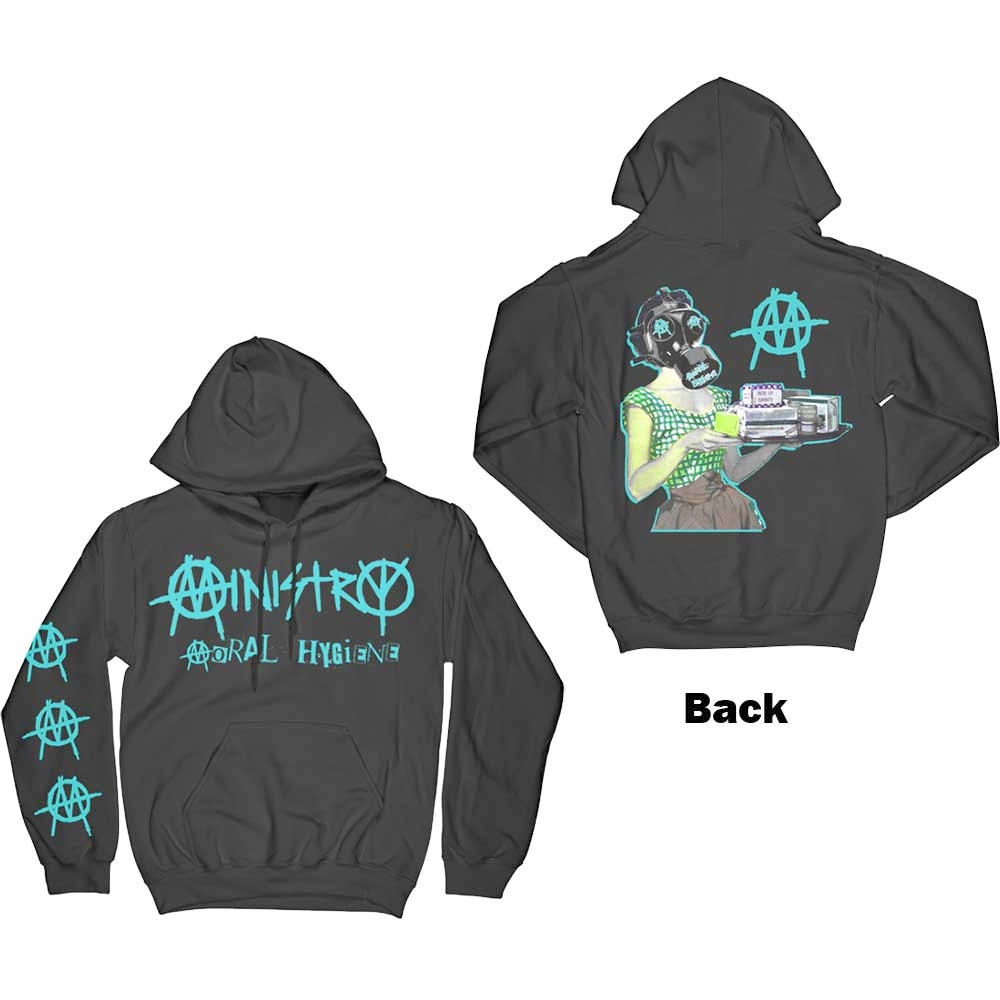 Ministry - Moral Hygiene Gasmask Hoodie/trui - Zwart